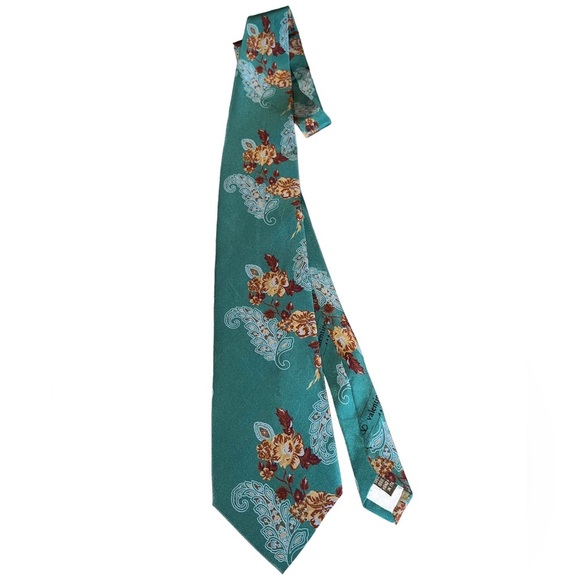 Valentino Carvatte Men’s Silk Vintage Necktie - Picture 1 of 4
